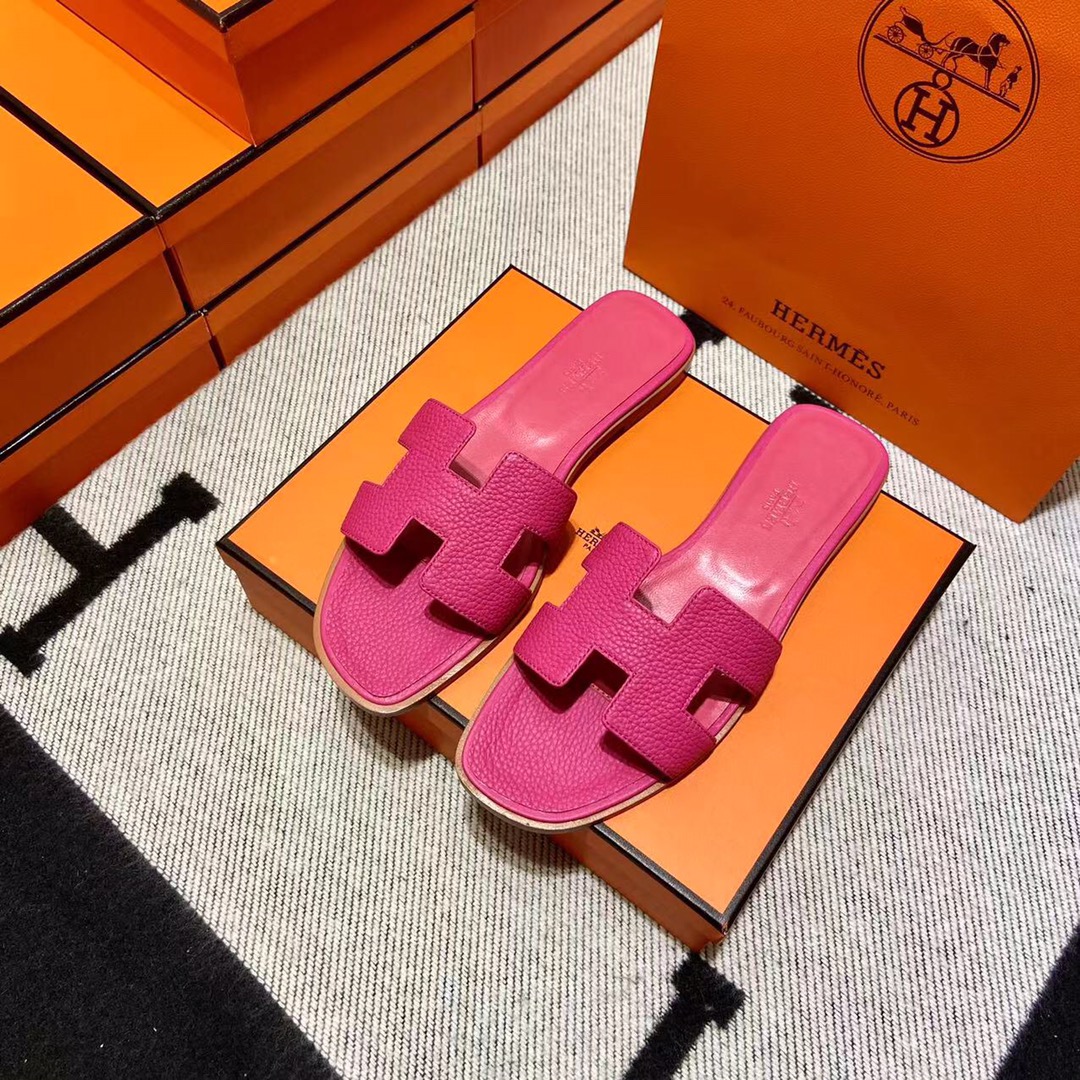 에르메스 올수공 오란 슬리퍼 샌들 토고 43